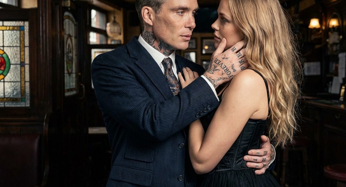 AI rendered image of Aria and Torrin from Kaya Darke's Violent Delights Dark Mafia Romance Duet